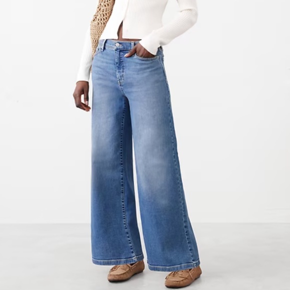 Wide leg high rise jeans 26/2 Petite - Picture 1 of 2